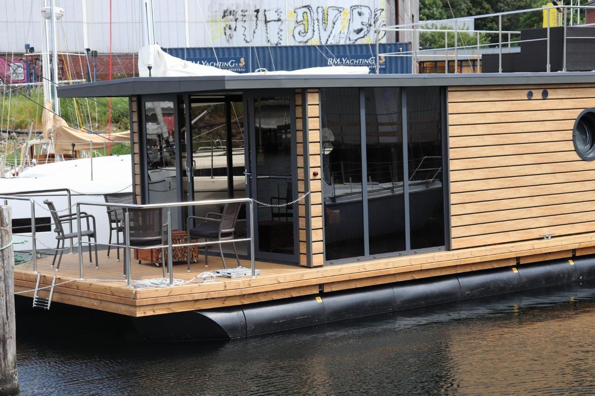 Houseboat Leni Flensburg 호텔 외부 사진